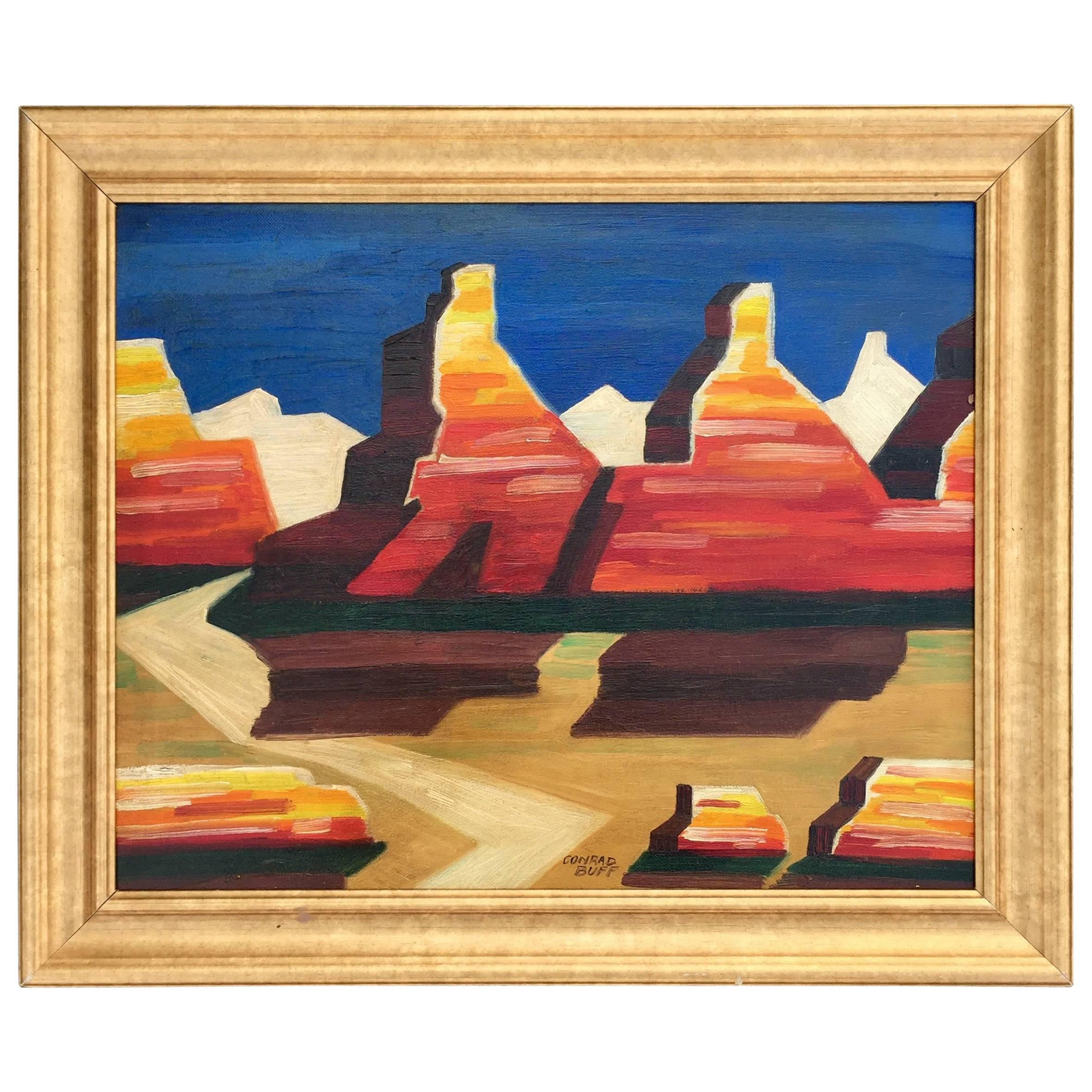 "High Desert" Modernist Painting by Conrad Buff