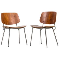 Børge Mogensen Dining Chairs by Søborg Møbler in Denmark