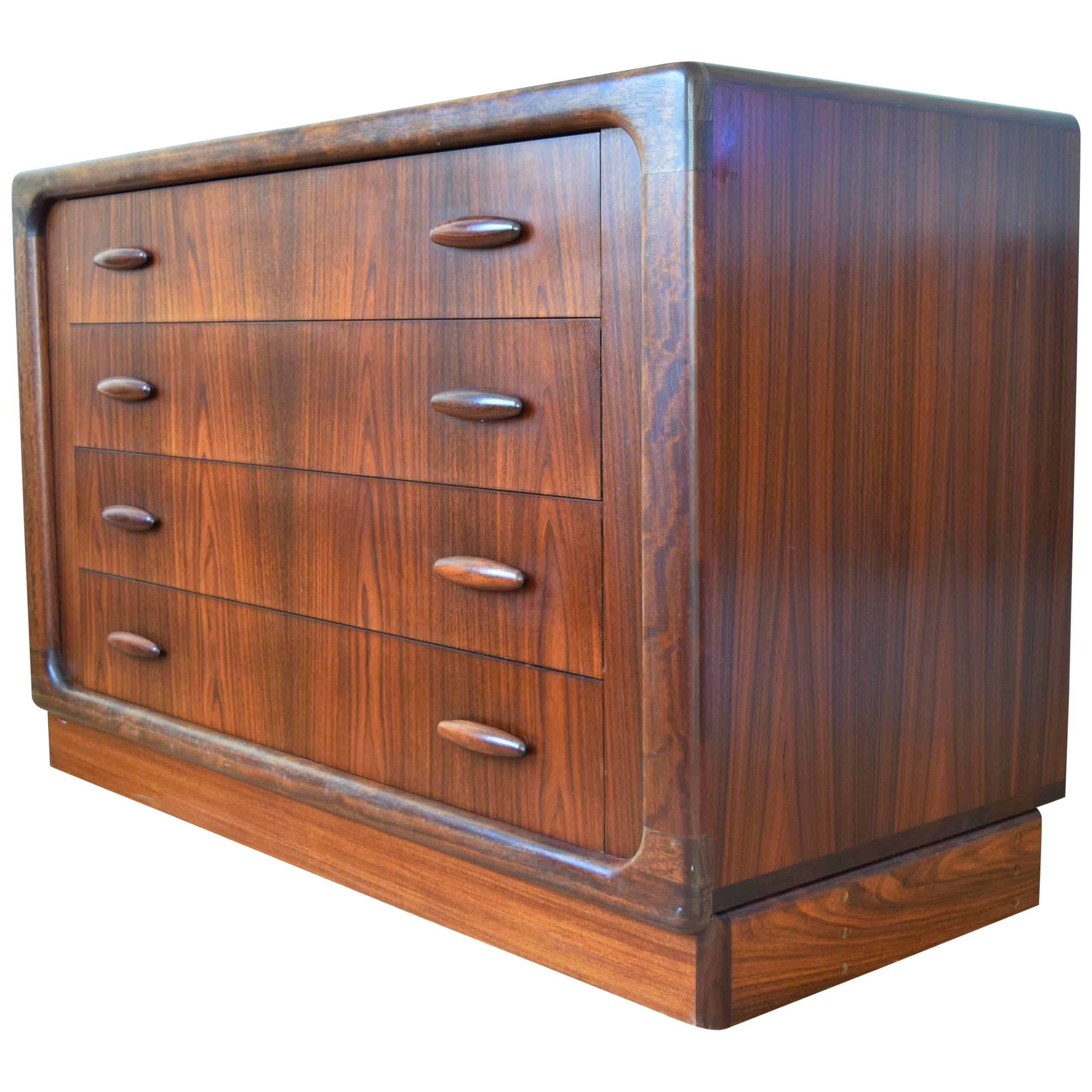 Rosewood Chest of Drawers by Dyrland For Sale