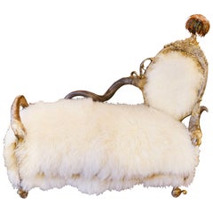 Retro Pure Lamb Daybed in Mongolia Lamb Wool