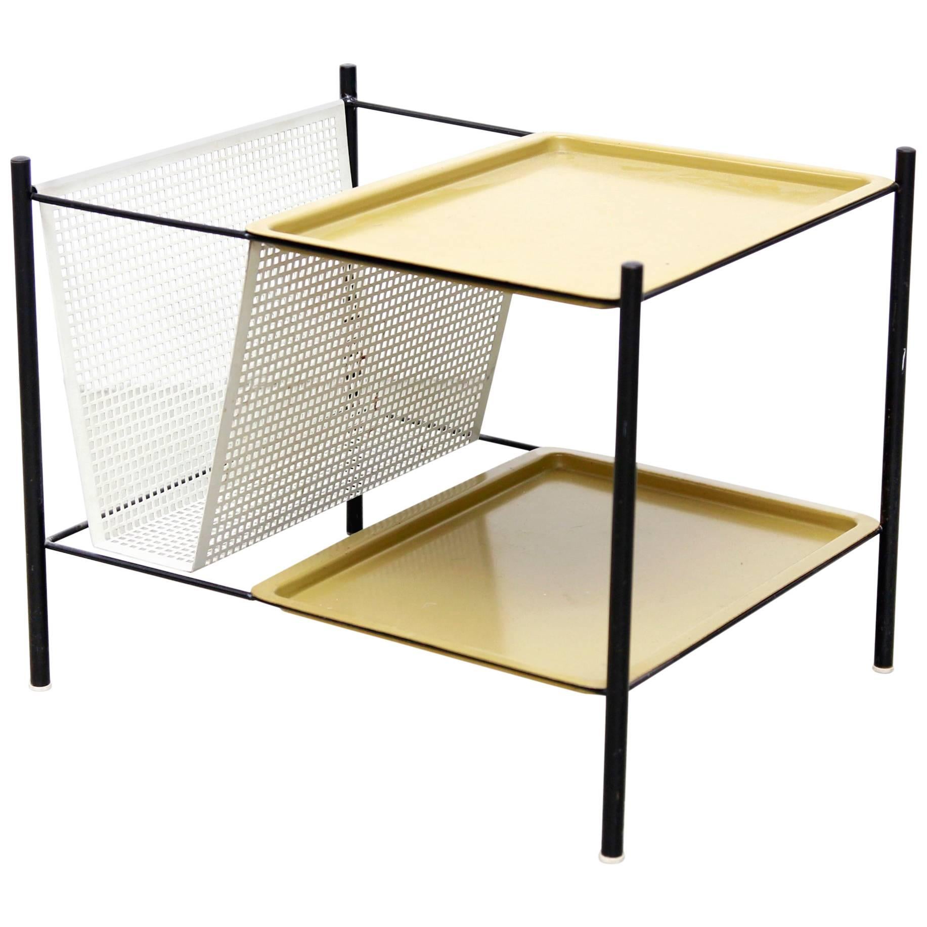 Dutch Design Pilastro Magazine Rack by Tjerk Reijenga, 1950s