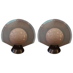 Beautiful Pair of Reversible Table Lamps, circa 1960 Beautiful Pair of Reversible Table Lamps, circa 1960