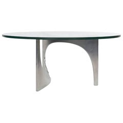 Sculptural Side Table by German Sculptor Knut Hesterberg, 1970s