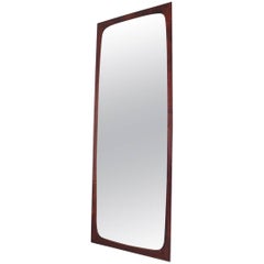 Danish Kai Kristiansen, Aksel Kjersgaard Rosewood Mirror, Denmark, circa 1960