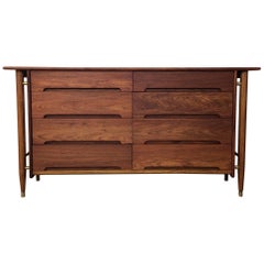 Mid-Century Modern Studio Craft Dresser or Credenza with External Legs