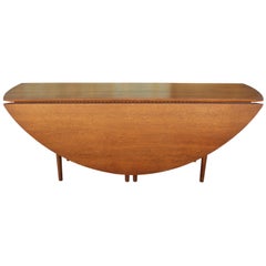 Retro Modern Drop-Leaf Gateleg Console or Serving Table by Henredon