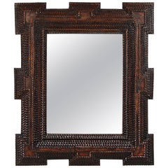 Tramp Art Mirror, Austria, circa 1890