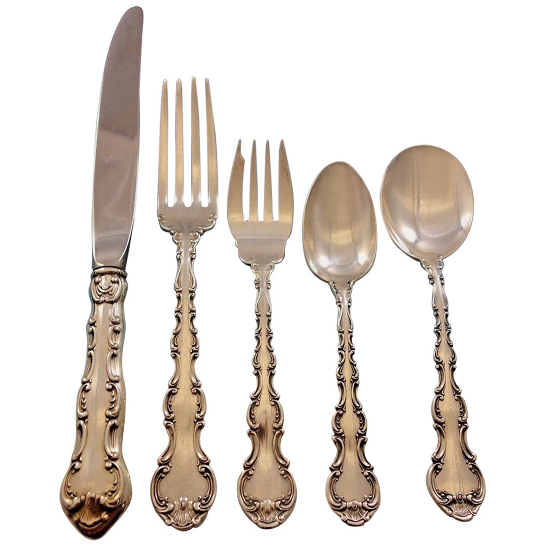 Camellia by Gorham Sterling Silver Flatware Set for Eight Service