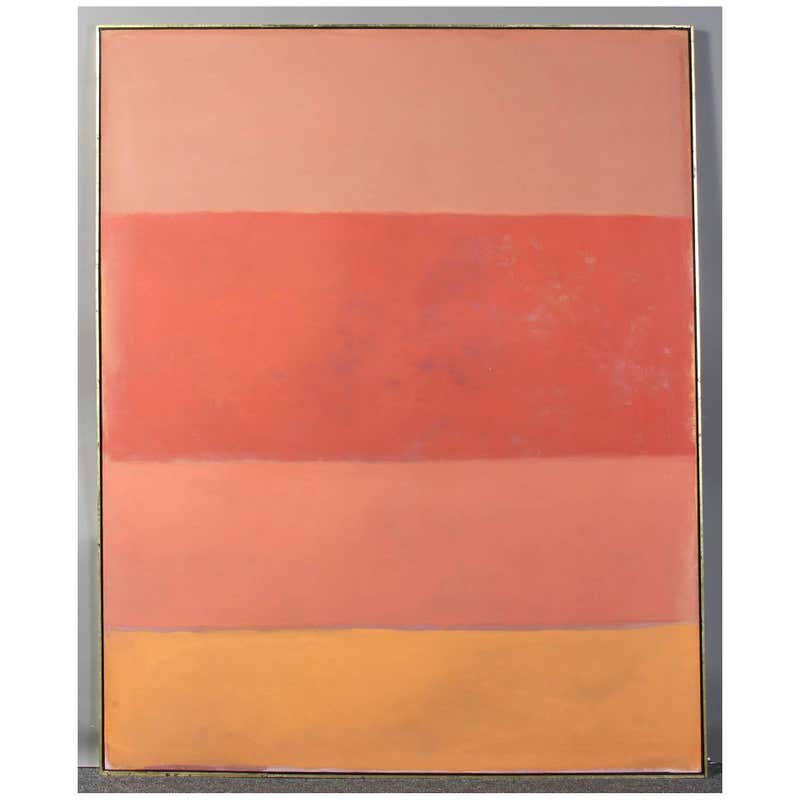 Large Abstract Painting in the Style of Rothko at 1stDibs