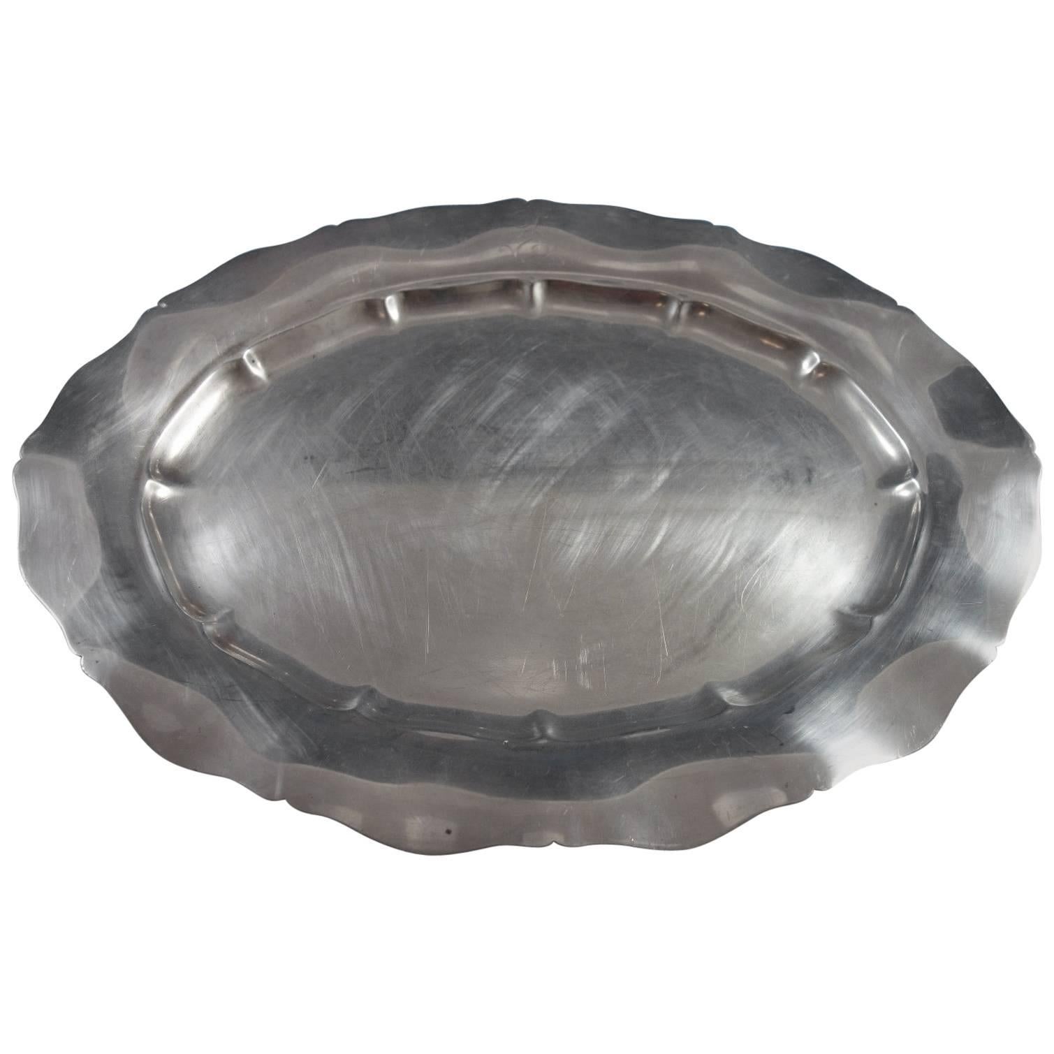 Standish by Gorham Sterling Silver Platter, Marked #40601, Heavy, Hollowware