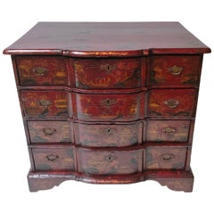 18th Century Gilt Japanned Commode