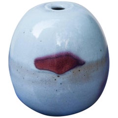 Horst Kerstan Art Pottery Ceramic Vase Light Blue