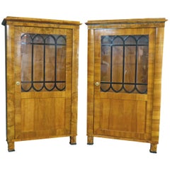 Bookcase Display Cabinets Early 19th Century Biedermeier 