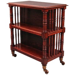 Antique Compact Regency Style Rosewood Partners Bookcase, Possibly Anglo-Indian