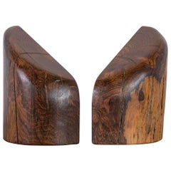 Don Shoemaker Cocobolo Bookends, México, 1960s