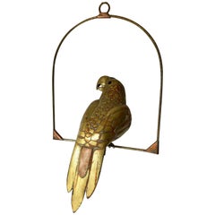 Sergio Bustamante Parrot of Brass and Copper