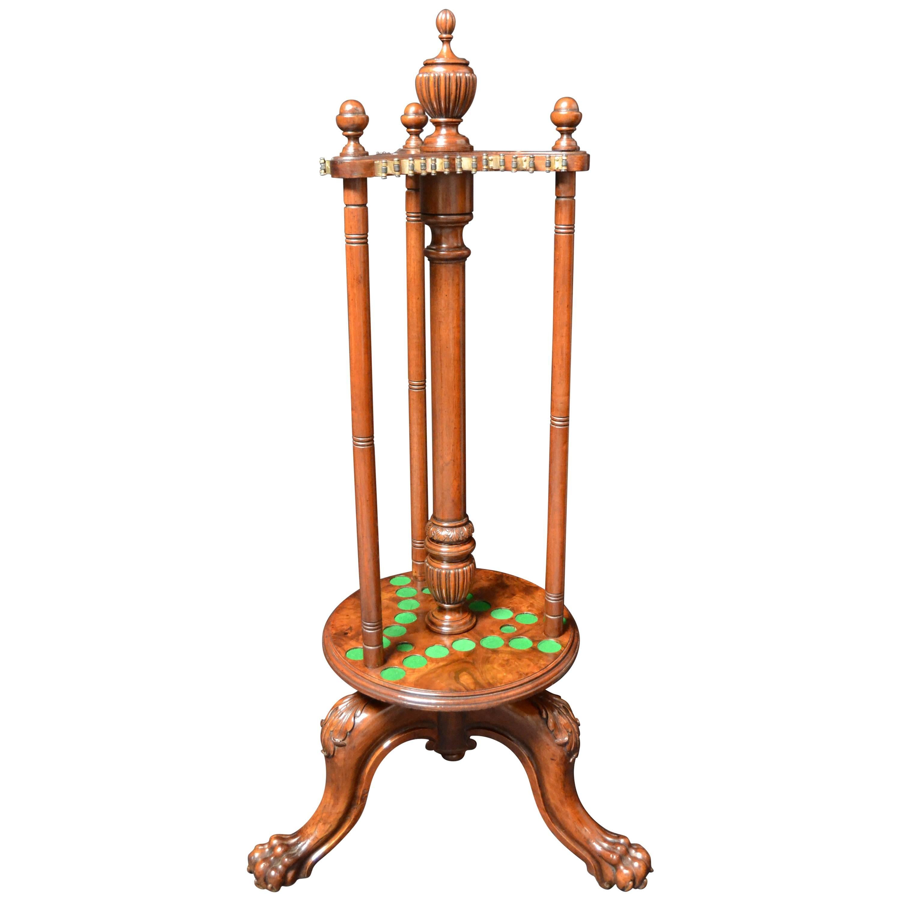 Billiard, Snooker or Pool Cue Stick Stand of Grand Proportions