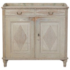 18th Century Swedish Gustavian Buffet with Original Paint