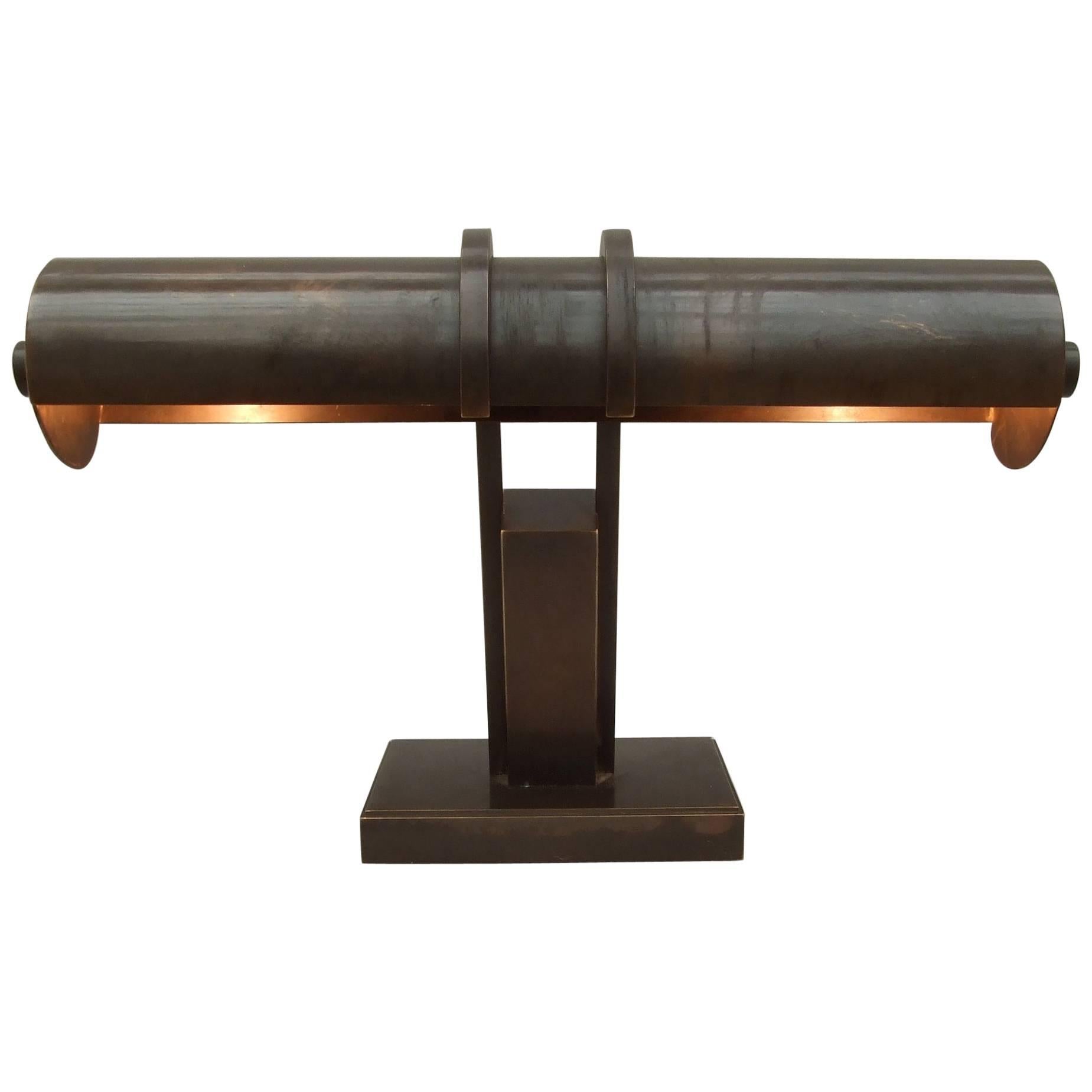 Art Deco Bronze Desk Lamp