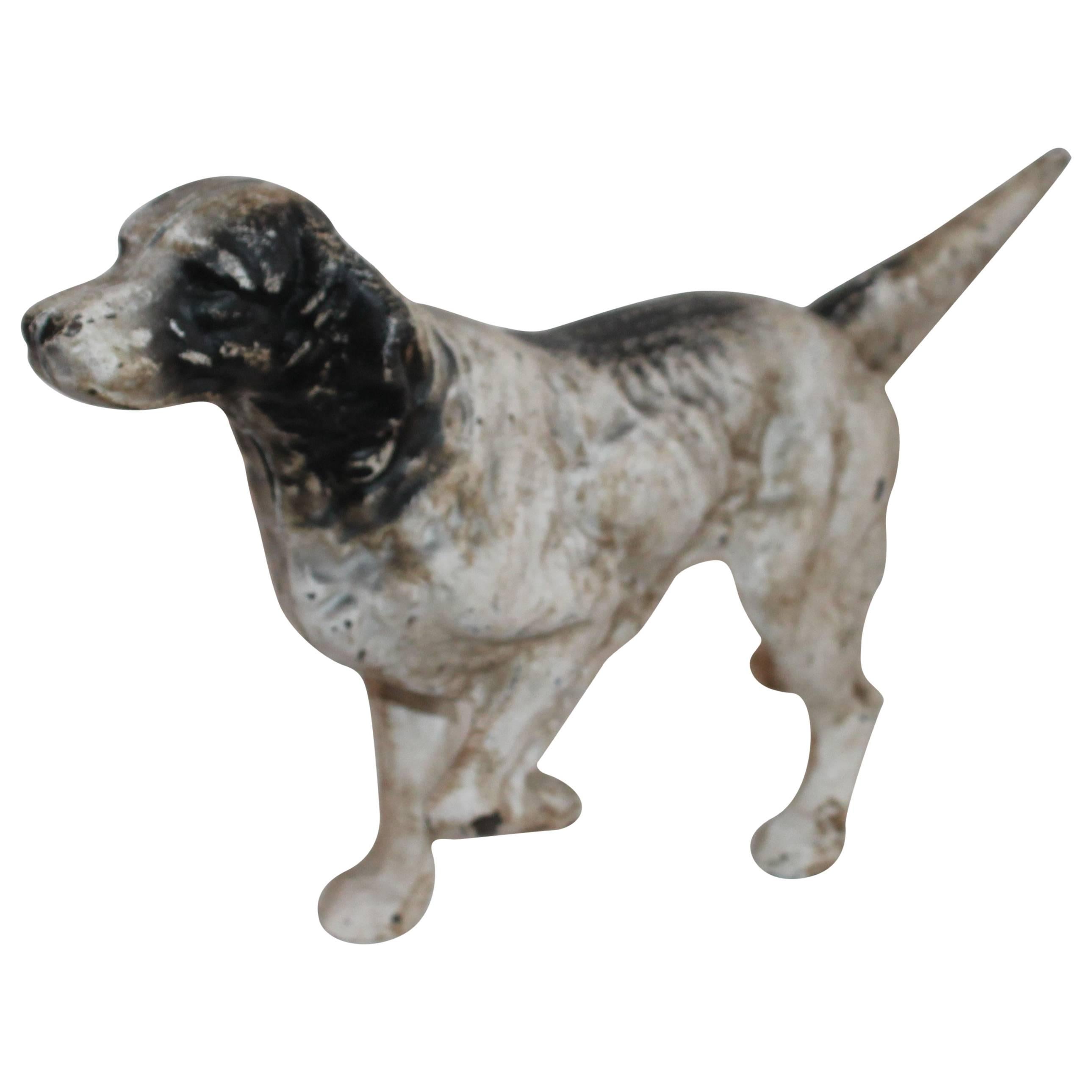 Early 20th Century Iron Hubley Dog Door Stop