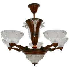 Used Art Deco Chandelier