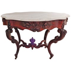 Center table by Belter Victorian Rosewood 