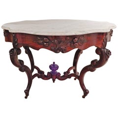 Center table by Belter Victorian Rosewood