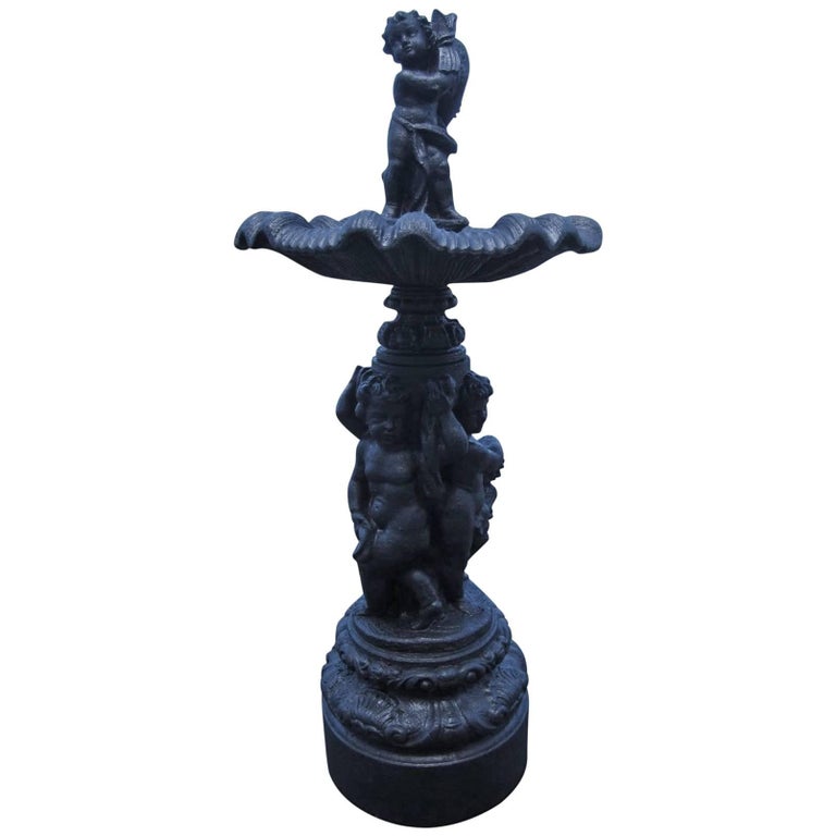Large Antique Style Water Fountain For Sale at 1stdibs