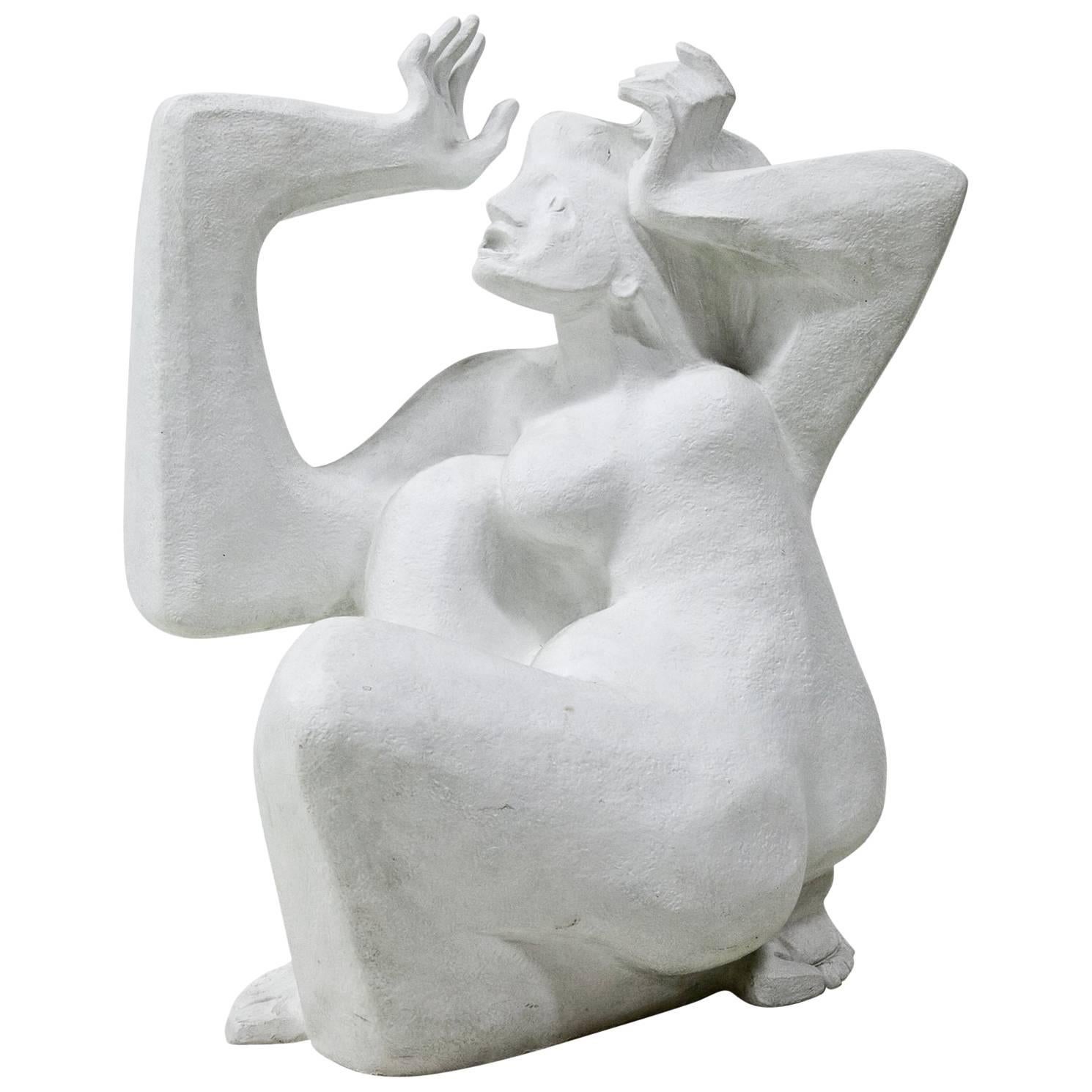Modern Plaster Sculpture, Italy, Mid-20th Century