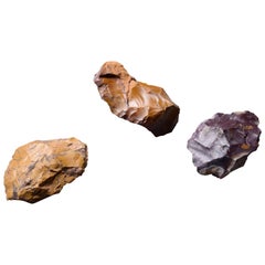 Neanderthal Yellow, Red and Purple Jasper Tools, 80, 000 BC