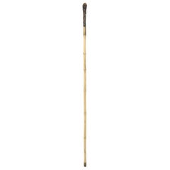 Antique French Walking Stick or Cane, from Bamboo with a Hidden Sword Inside