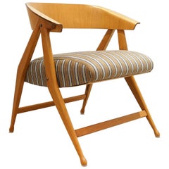 Armchair, Folding Chair by Gio Ponti, Cassina, Italy, 1954-1955