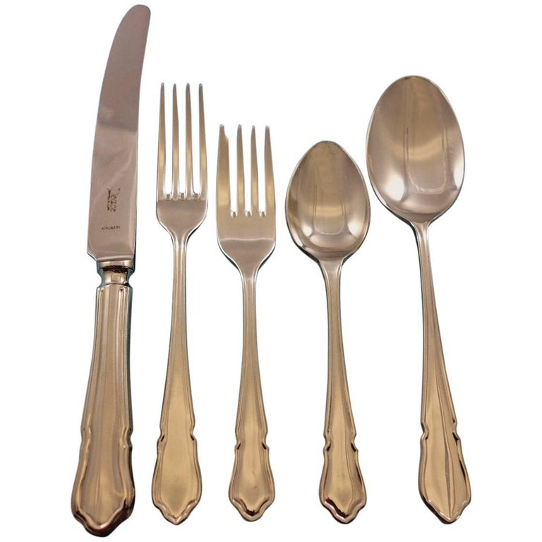 DuBarry by Samuel Peace Sheffield Stainless Steel Flatware Set Service