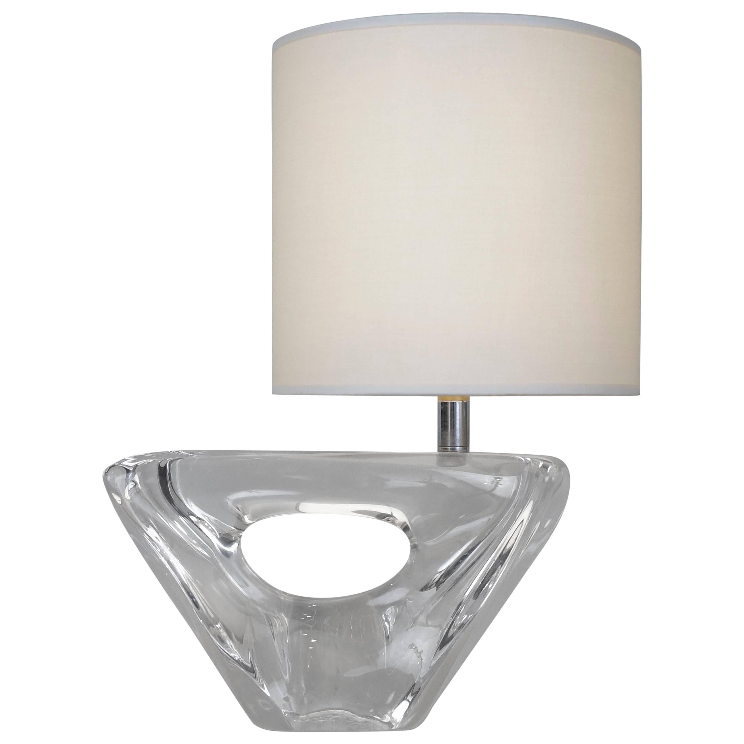 Daum Crystal Table Lamp For Sale