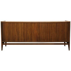 Mid-Century Modern Richard Thompson Tambour Door Credenza Glenn of California