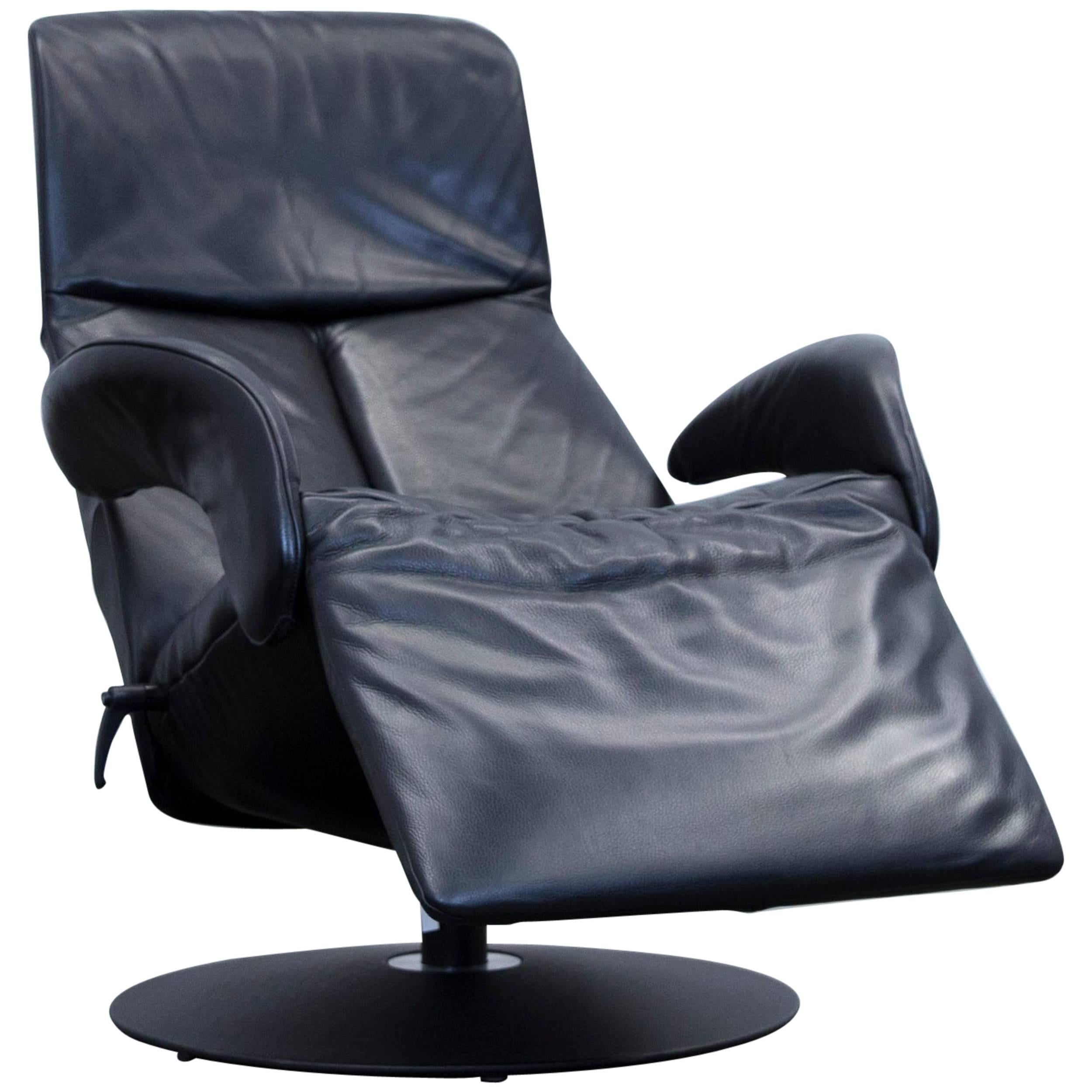 JORI Symphonie JR-7960 Designer Chair Leather Black Relax Function Modern