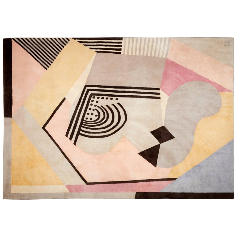 Butterfly" Rug by Sonia Delaunay, circa 1980 For Sale at 1stDibs |  butterfly rugs