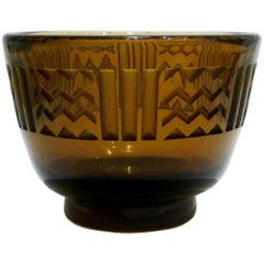 Jean Luce, an Art Deco Bowl, Signed with the Artist’s Monogram