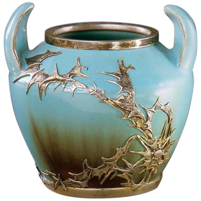 Clément Massier, Lucien Gaillard, an Art Nouveau Vase For Sale