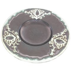 Glazed Stoneware Dish from Michael Andersen 1930s from Denmark