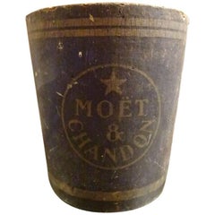 Antique Late 19th Century Rare Wooden Möet et Chandon Champagne Cooler