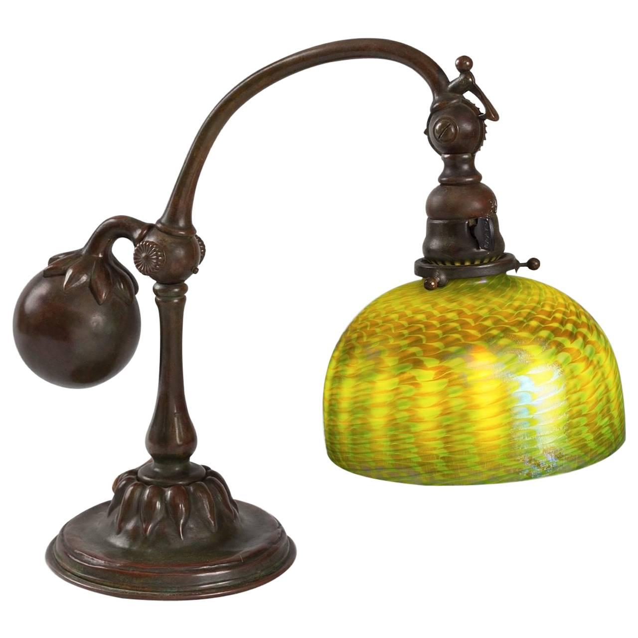 Tiffany Studios New York "Counter Balance" Table Lamp