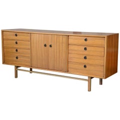 Mahogany and Brass 12-Drawer Dresser