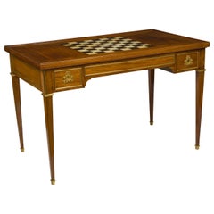 Louis XVI Ormolu-Mounted Mahogany Tric Trac Table