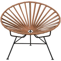 Sayulita Lounge Chair in Leather by Mexa