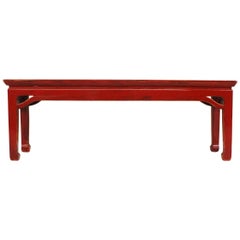Red Lacquer Bench