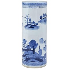 Chinoiserie Porcelain Umbrella Stand