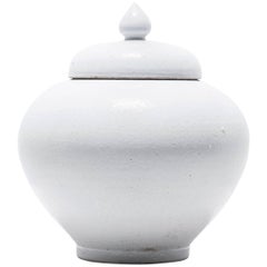 Chinese Tapered Cloud Jar with Lid