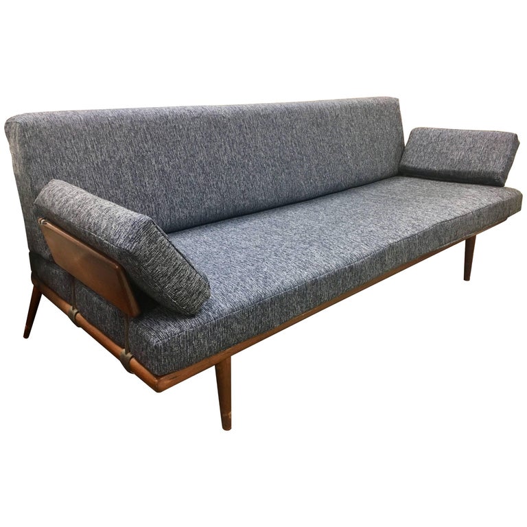 Peter Hvidt and Orla Mølgaard Minerva Danish Modern Daybed Sofa For