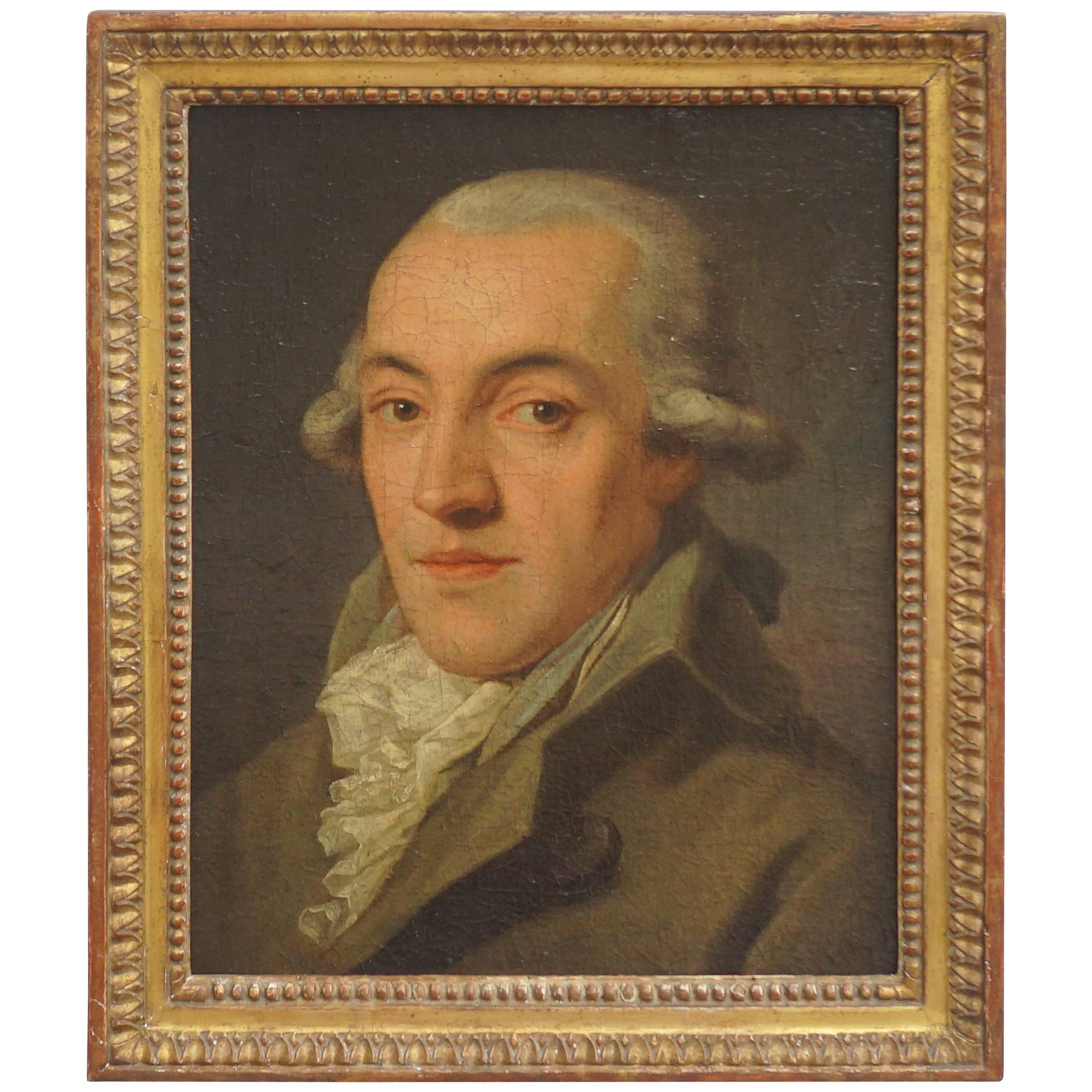 Portrait Painting of a Bewigged Gentleman, Prague, circa 1780
